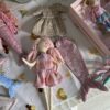 Кукла с набором одежды (хвост русалки, костюм, платье)